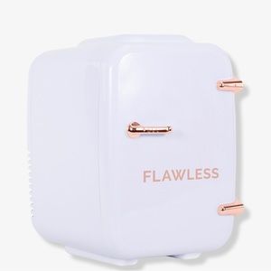 Skincare mini fridge keeps items cold